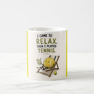 Taza De Café Dicho divertido de tenis