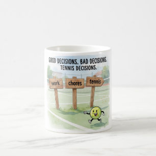 Taza De Café Dicho Divertido de Tenis para Jugadores de Tenis
