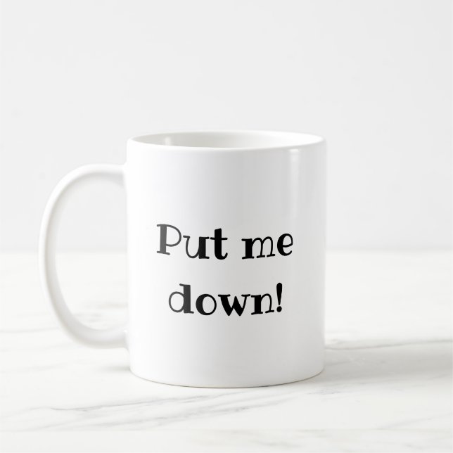 Taza De Café Dicho divertido para dejarme (Izquierda)