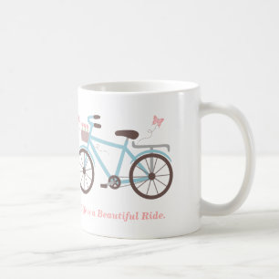 Taza De Café Dichos de Bicicleta La vida es un hermoso viaje