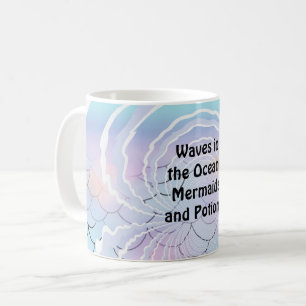 Taza De Café Dichos de olas y sirenas