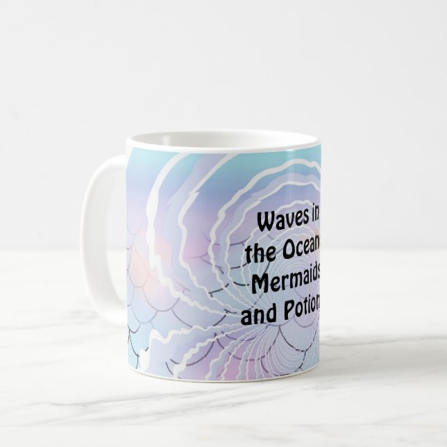 Taza De Café Dichos de olas y sirenas (Anverso izquierdo)