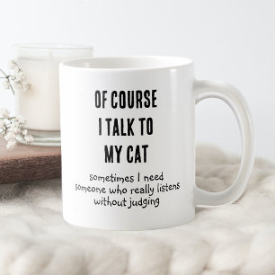Taza De Café Dichos Divertidos Por Supuesto Que Hablo Con Mi Ga