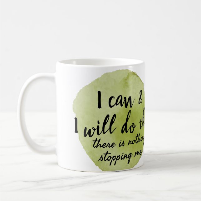Taza De Café dichos motivacionales para el autocuidado (Izquierda)