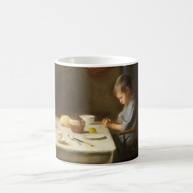 Taza De Café Diciendo gracia (niño rezando en la mesa) (Centro)