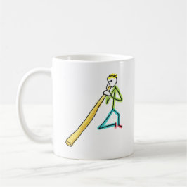 Taza De Café Didgeridoo Stickman