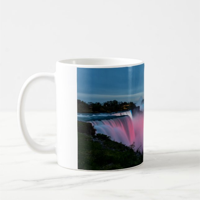 Taza De Café Die Niagarafälle zwischen Kanada und USA Kaffeetas (Izquierda)
