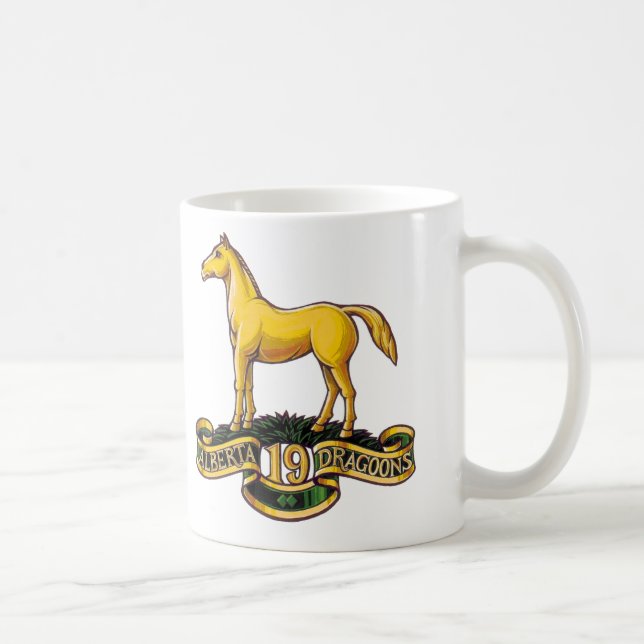 Taza De Café diecinueveavo Dragoons de Alberta (Derecha)