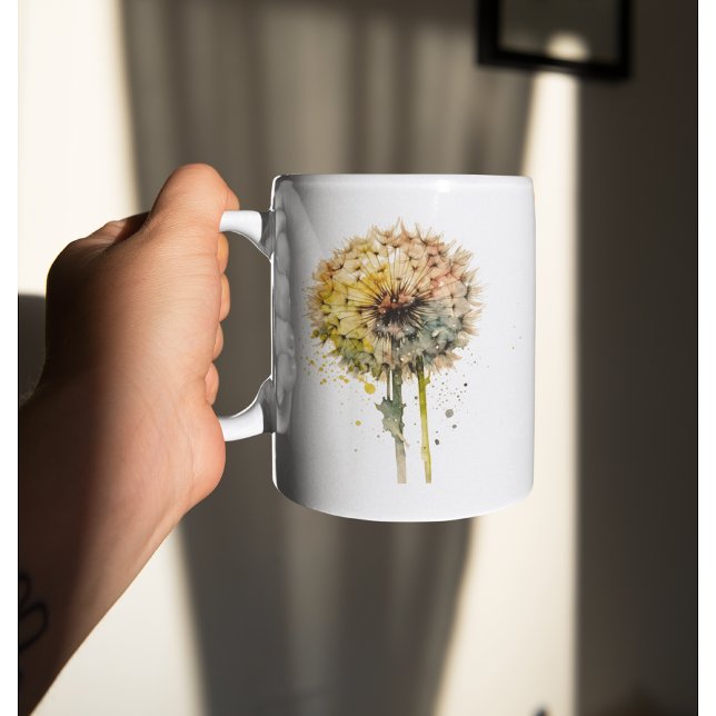 Taza De Café Diente de León Arcoíris (Subido por el creador)