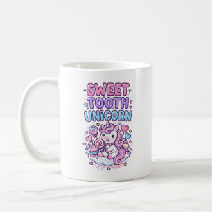 Taza De Café Diente Dulce Unicornio Unicornio Lindo Pastel Rega