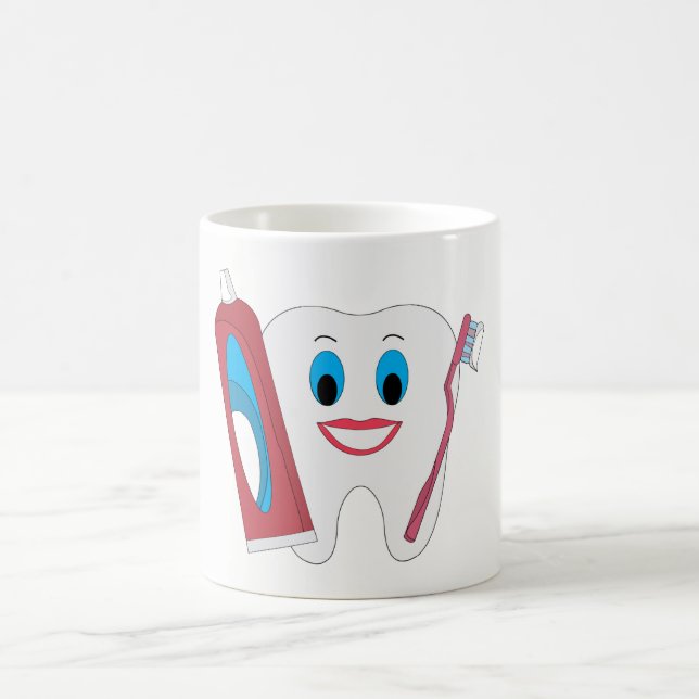 Taza De Café Diente Feliz (Centro)