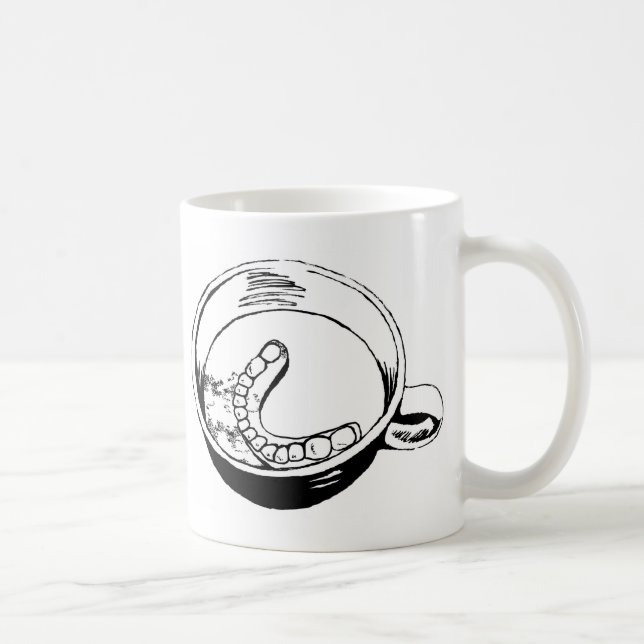 Taza De Café Dientes falsos (Derecha)