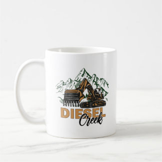 Taza De Café Diesel creek in montain