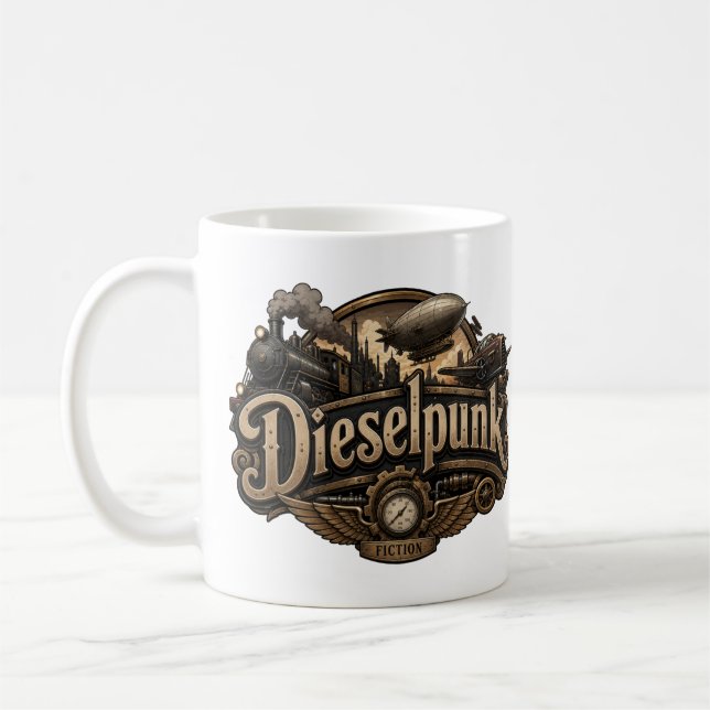 Taza De Café Dieselpunk (Izquierda)