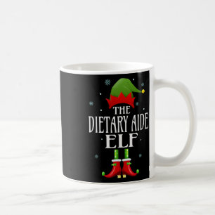 Taza De Café Dieta Aide Elf Xmas Familia divertida que coincide