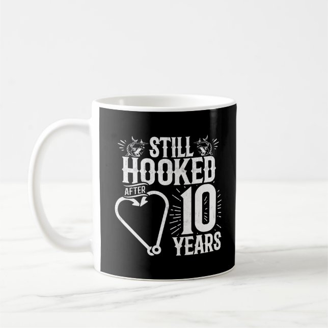 Taza De Café Dieta Cumpleaños 10 Aniversario Parejas Casadas 10 (Izquierda)