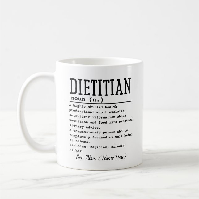 Taza De Café Dietista (Izquierda)
