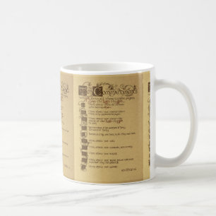 Taza De Café diez mandamientos