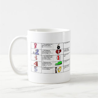 Taza de café - diez mandamientos