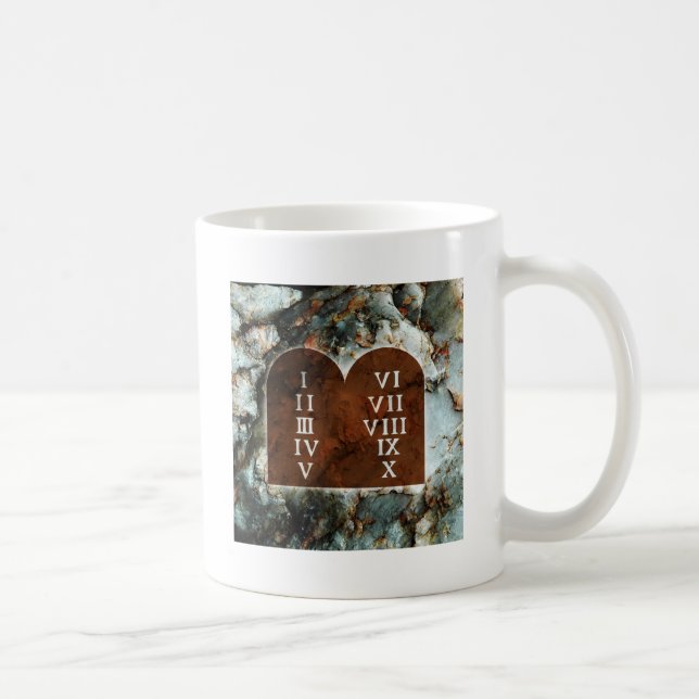 Taza De Café Diez mandamientos (Derecha)