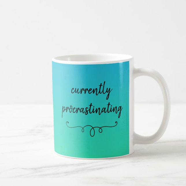 Taza De Café Difícil actualmente a Funny Mug (Derecha)
