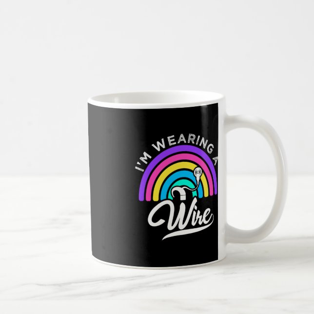 Taza De Café Difícil De Escuchar A Awar Divertido Audiencia Per (Derecha)