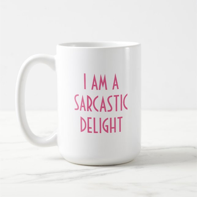 Taza De Café Difícil deslumbramiento sarcástico (Izquierda)