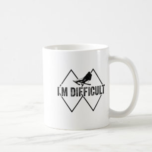Taza De Café Difícil divertido esquí nieve esquiador esquí cues