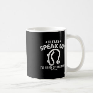 Taza De Café Dificultad Para Oír La Audición De Vintage Por Fav