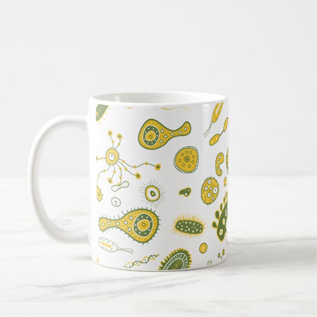 Taza De Café Difundir amor, difundir bacterias (Izquierda)