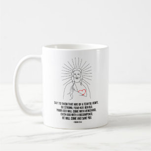 Taza De Café Díganles Que Son De Corazón Temeroso