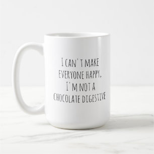 Taza De Café Digestivo Feliz de Chocolate Divertido