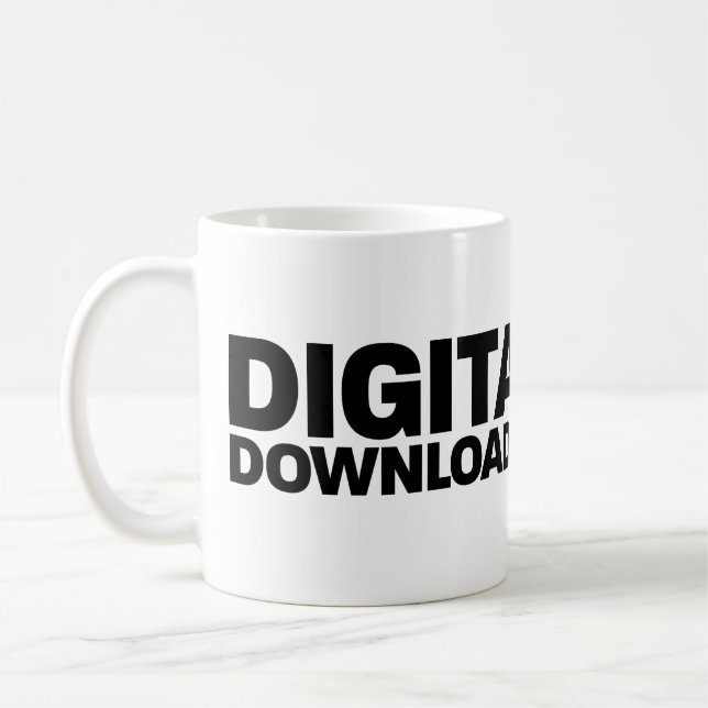 Taza De Café DigitallyDownloaded.net Coffee Mug (Izquierda)