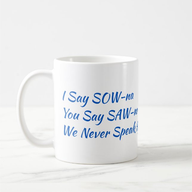 Taza De Café Digo SOW-na Finlandés Coffee Mug (11 oz) (Izquierda)