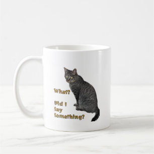 Taza De Café Dije Algo Lindo Arte de Gato