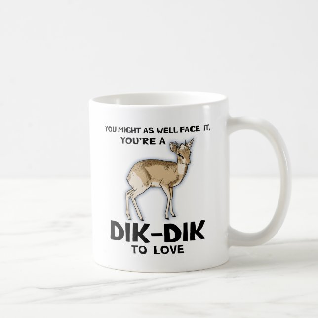 Taza De Café Dik-Dik al amor (Derecha)