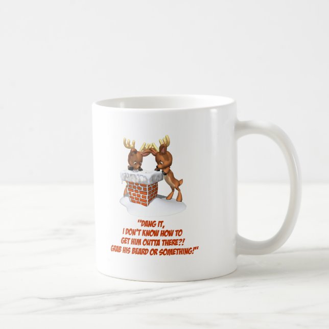 Taza De Café Dilema del reno (Derecha)