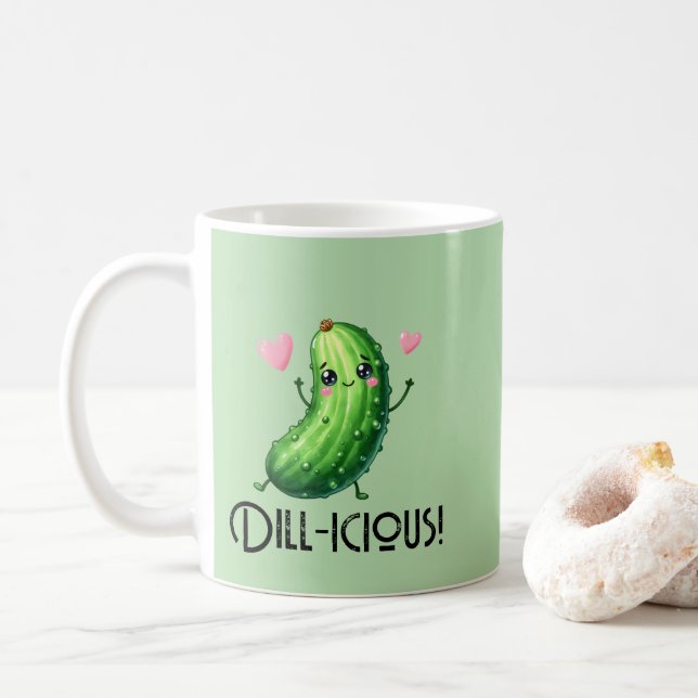 Taza De Café Dill-icioso (Con donut)