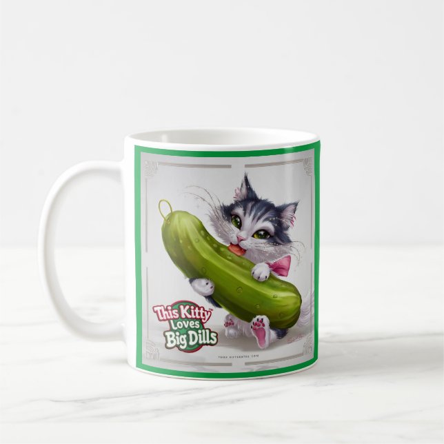 Taza De Café Dill Pickle Mug (Izquierda)