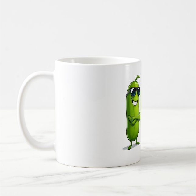 Taza De Café Dill Pickles Lovers Gift - Divertidos diseños de P (Izquierda)