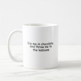 Taza De Café Dímelo con chocolate