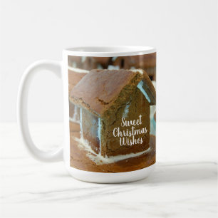 Taza De Café Diminuto feriado en casa de Gingerbread