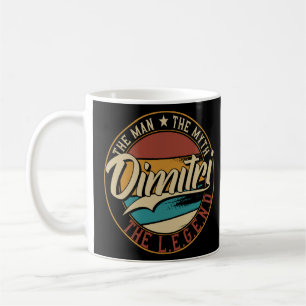Taza De Café Dimitri El hombre el mito la leyenda