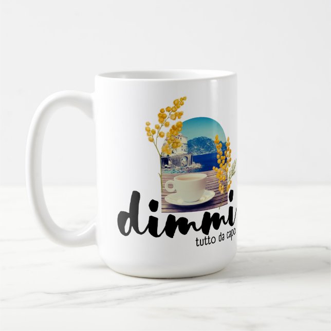 Taza De Café Dimmi Tutto da Capo (Costa Amalfitana) (Izquierda)
