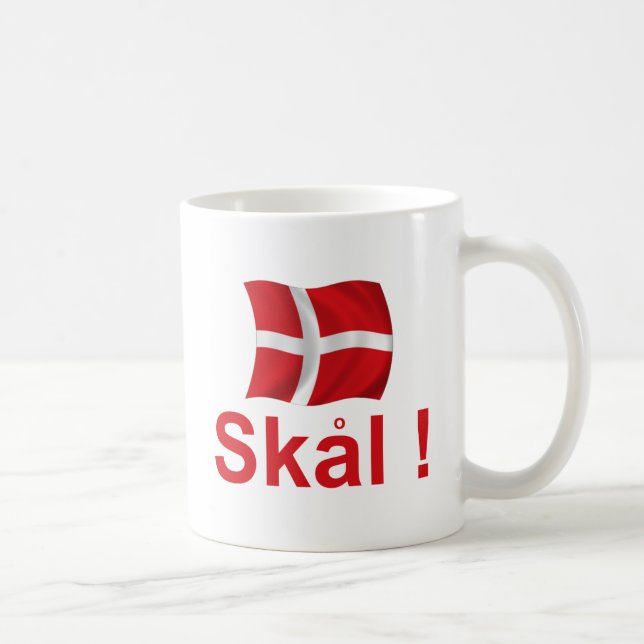 Taza De Café ¡Dinamarca Skal! (Derecha)