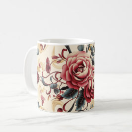 Taza De Café Dinastía Rosa Silken