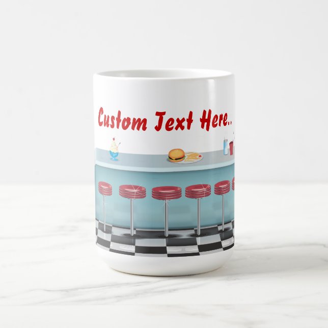 Taza De Café Diner Americano Clásico (Centro)
