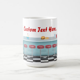Taza De Café Diner Americano Clásico