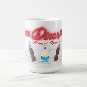 Taza De Café Diner Americano Clásico