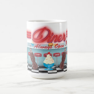 Taza De Café Diner Americano Clásico